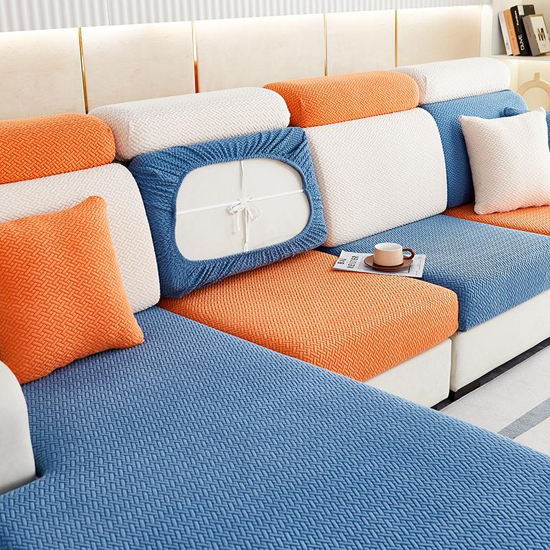 Sofa Seat Cushion Cover Removable Living Roomastic Sofas Cushion Case Pets Kids Washable Furniture Protector Covers