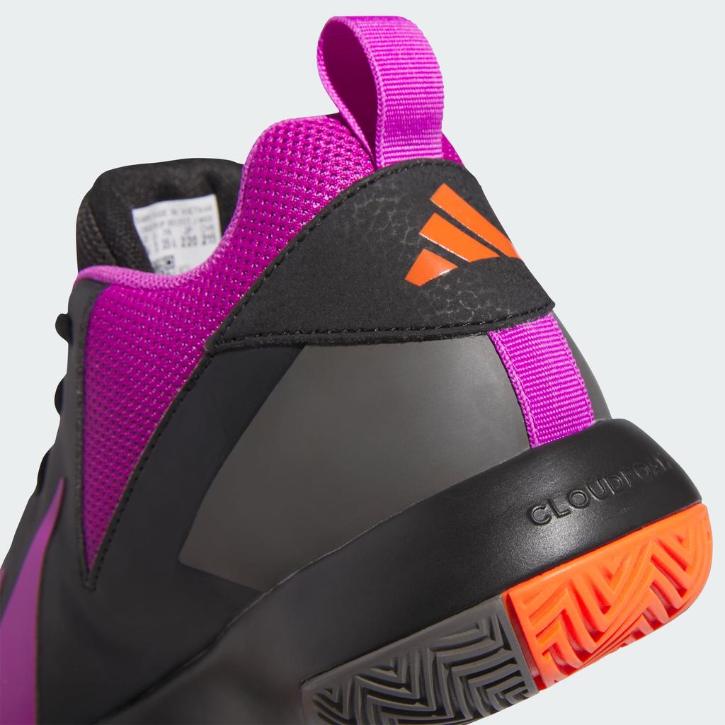 Adidas נעלי כדורסל Junior Cross Em Up Select Core כתום, מידות לבנים ומידות יוניסקס, NKK21, שחור/סגול Burst/Impact (IG6639), 24.0 ס"מ, בנות,