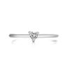 1PC Simple Women's Fashion Wedding Band Engagement Heart Ring Party Birthday Anniversary Gifts