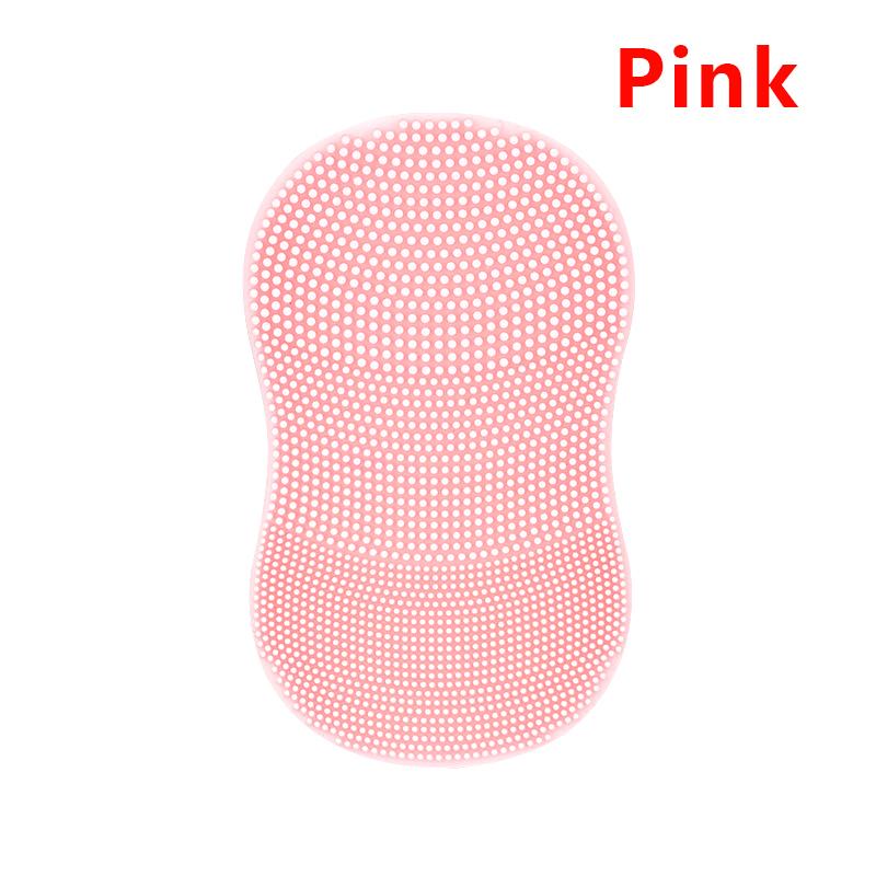 

Силиконовая щетка для очищения лица, массажер для лица, скраб для ухода за кожей, очищающий инструмент, мини-инструмент для красоты, мягкий, глубоко очищающий эксфолиатор розовый