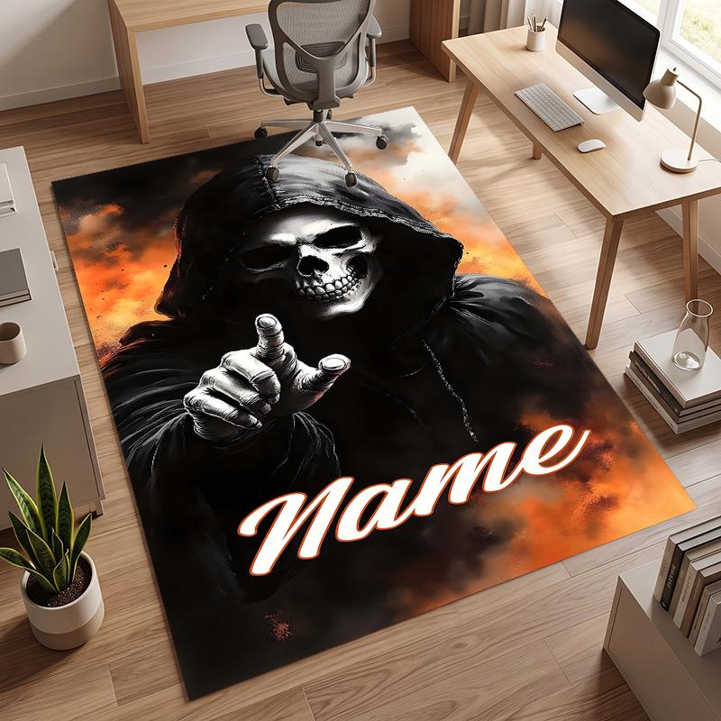 Dark Gothic (19) Personalized name Office Carpet Stylish Decor for Living Room Bedroom Kitchen