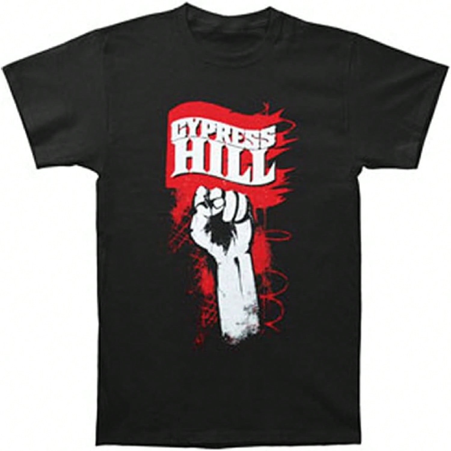 Cypress Hill unisex s Raised Fist T-Shirt Medium Black S разноцветный