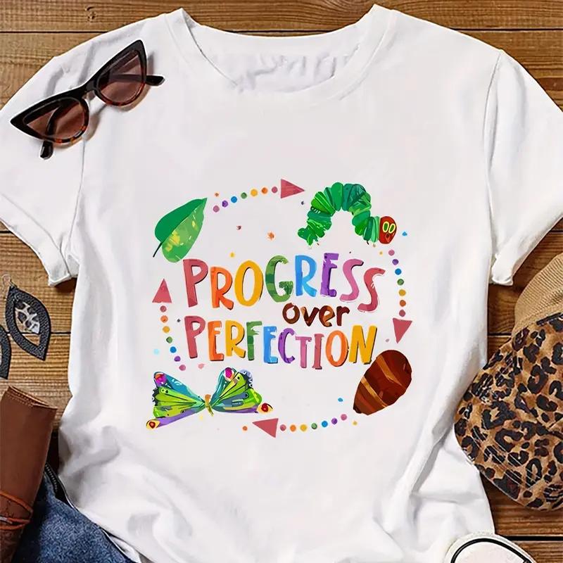 

Женская летняя футболка Ретро мода Футболки с коротким рукавом Повседневные Интересные принты Топы 8XL белый