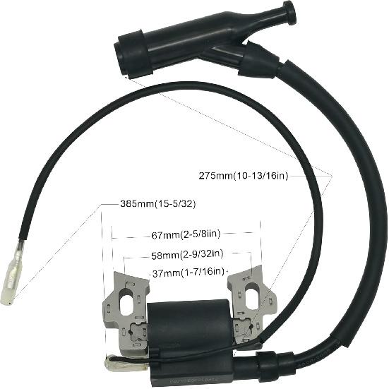 YAMAKATO GX160 196Cc 212Cc Ignition Coil Assembly For Honda & Clone GX120 GX140 GX200 Predator 212 Cc Coleman Ct200U 5.5Hp 6.5Hp Engine And