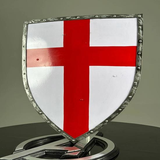 71,12 cm Templerschild Mittelalterlicher Ritter Rotes Kreuz Templerschild Kreuzfahrer Schild Schlachtritter Heizschild Bestes Geschenk