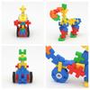 Kids DIY Building Blocks Set Colorful Interlocking Plastic Construction Toys Educational Puzzle Toy for Boys and Girls