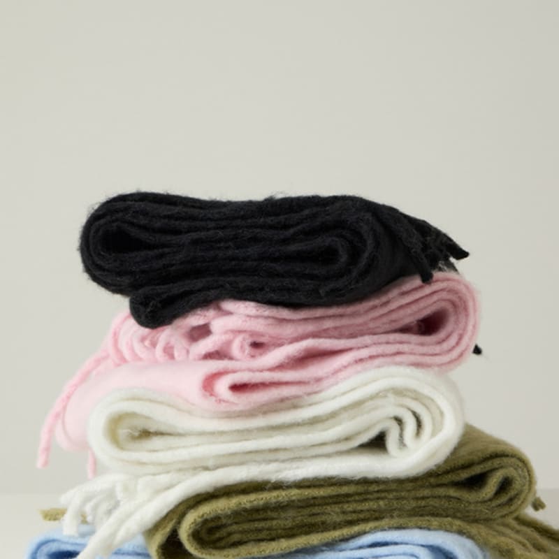 

Dangledrop DGDP Light Warm Long Muffler_5 Colors WHITE_FREE