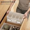 Collapsible Modular Storage Bin With Adjustable Dividers Drawer Fridge Closet Office Kitchen Organization