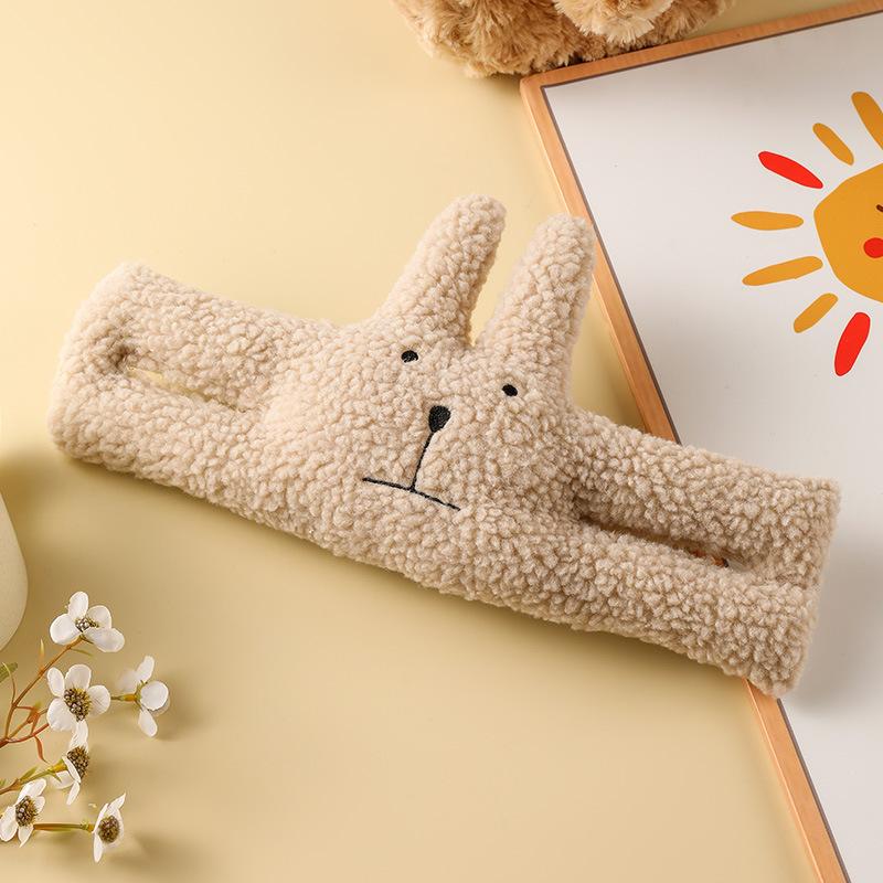 1pc Soft Fabric Door Stopper with Cute Rabbit & Bear Design - Prevents Loud Slamming, Finger Pinching Injuries or Pets