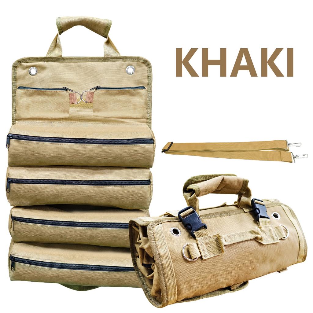 Mehrzweck-Werkzeugtasche Hohe Qualität Mehrere Taschen Beschläge Werkzeuge Beutel Aufrollbar Tragbar Kleine Werkzeuge Organizer Tasche