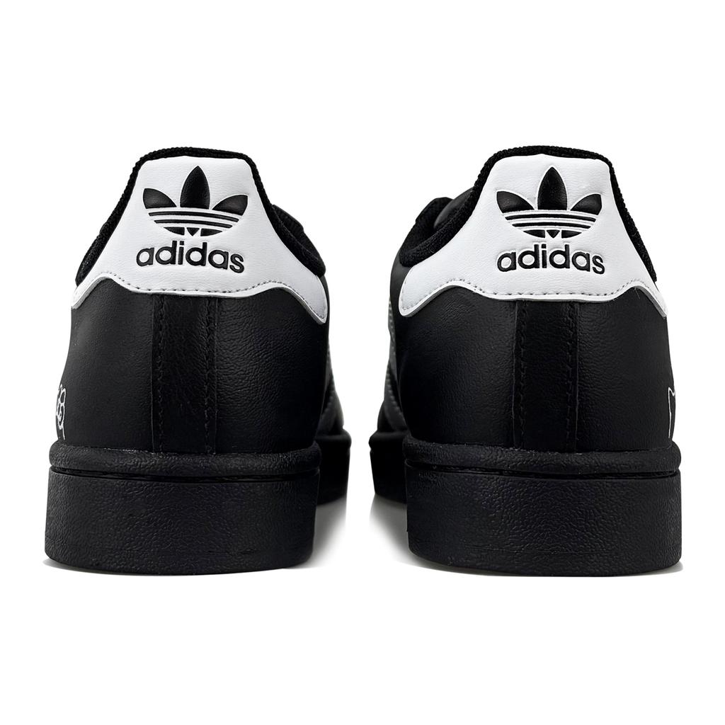 Adidas Originals Superstar 2 Abrasion Resistant Low top Skateboard Shoes Women's Black JH9977(Team537-)
