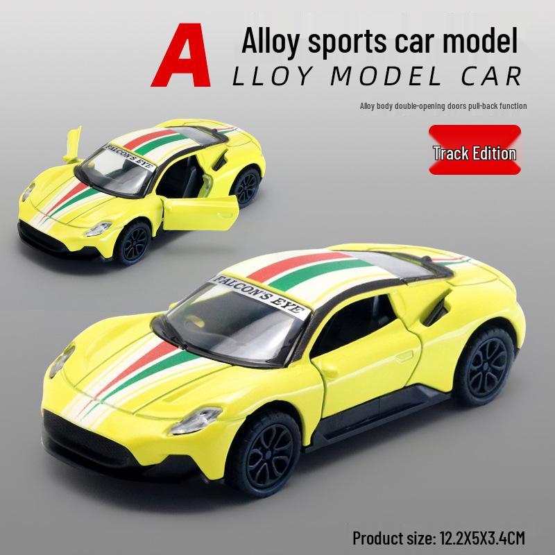 Bagged Alloy Model Sporting Car Ornament - Boys' Toy Gift