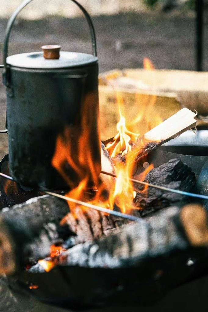 Boundless Voyage Titanium Camping Kettle for Camping Coffee Outdoor Camping Includes Storage Bag Ti3128D Kettle, Barbecues, 1.5L Capacity, Kettle,