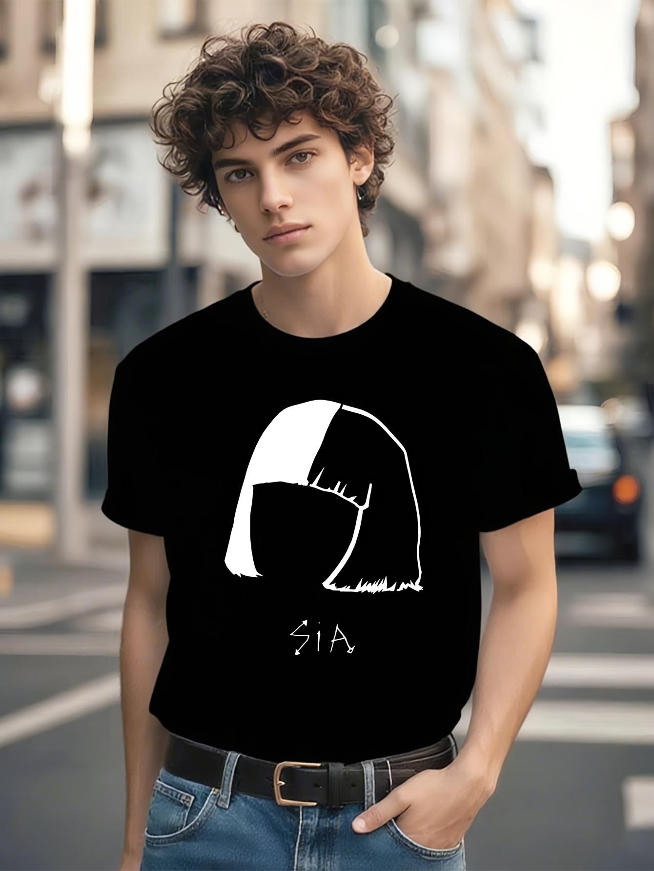 SIA Graphic Music Tee - Unisex Heavyweight Cotton T-shirt S