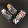 Bouteille en Verre de 30 ml avec Bouchon, Flacon à Médicaments, Flacon pour Capsules en Poudre, Bouteille en Verre