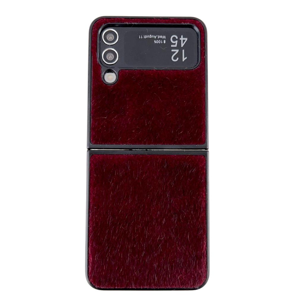 Samsung Z Flip 3-7 Mink Plush Case