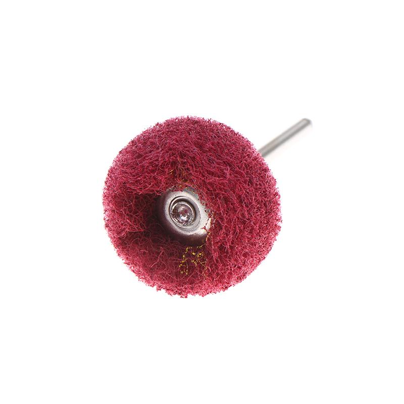 10Pcs Mini Drill Abrasive Brush Fiber Scouring Wheel Pad Cleaning Polishing Sanding Head Electric Grinder Brushes Rotary Tools