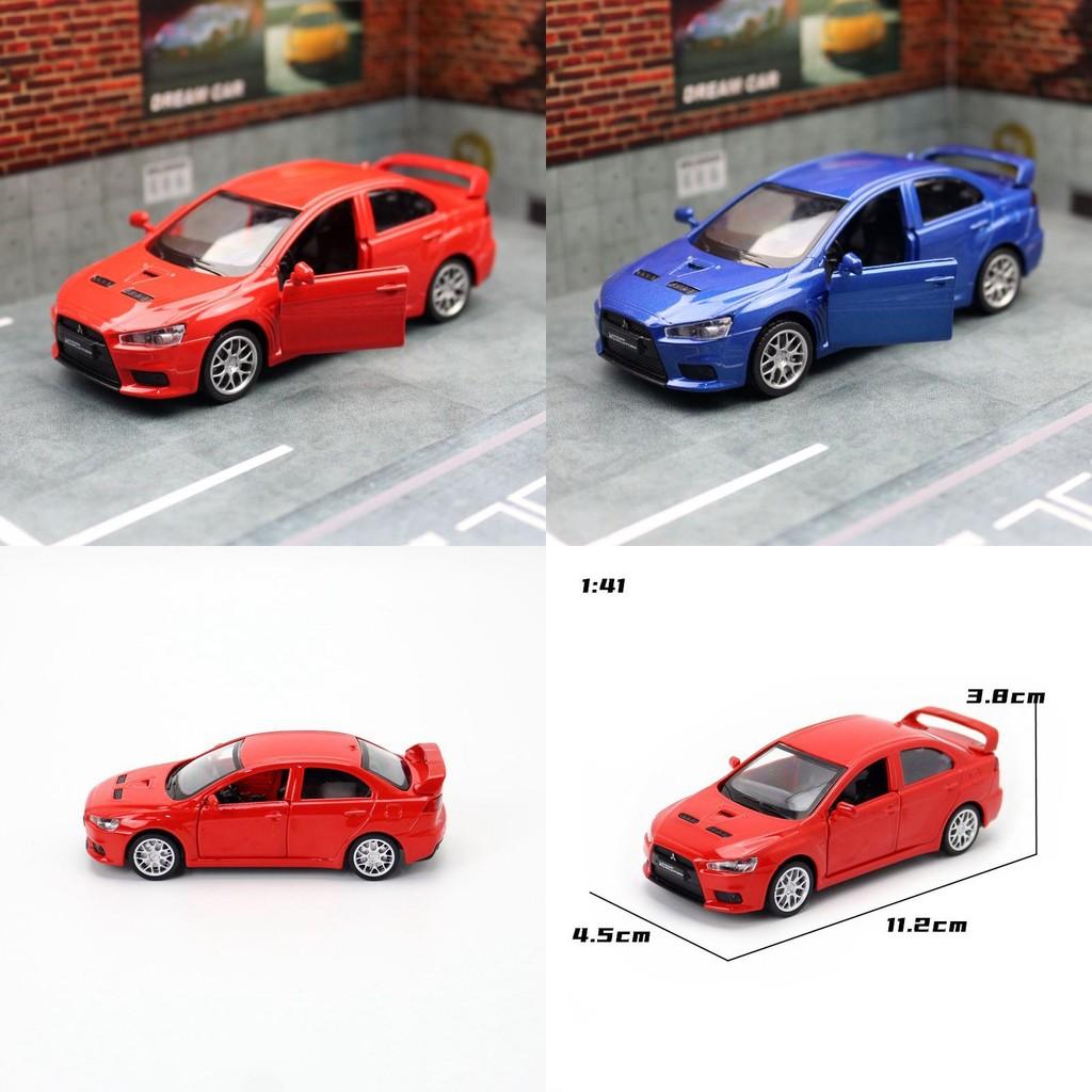 Alloy Mitsubishi Sports Car Model With Inertia Control For Kids Playroom Decor