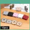 10 Sets Snap Magnetic New Button Metal Plum Blossom Sew On Button Clasps Fasteners For Purses Handbag Clothes Diy Accessories