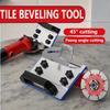 Portable Angle Grinder Stand Stainless Steel Adjustable 45 Degree Chamfering Stand Bracket Tile Chamfering Tool Woodworking