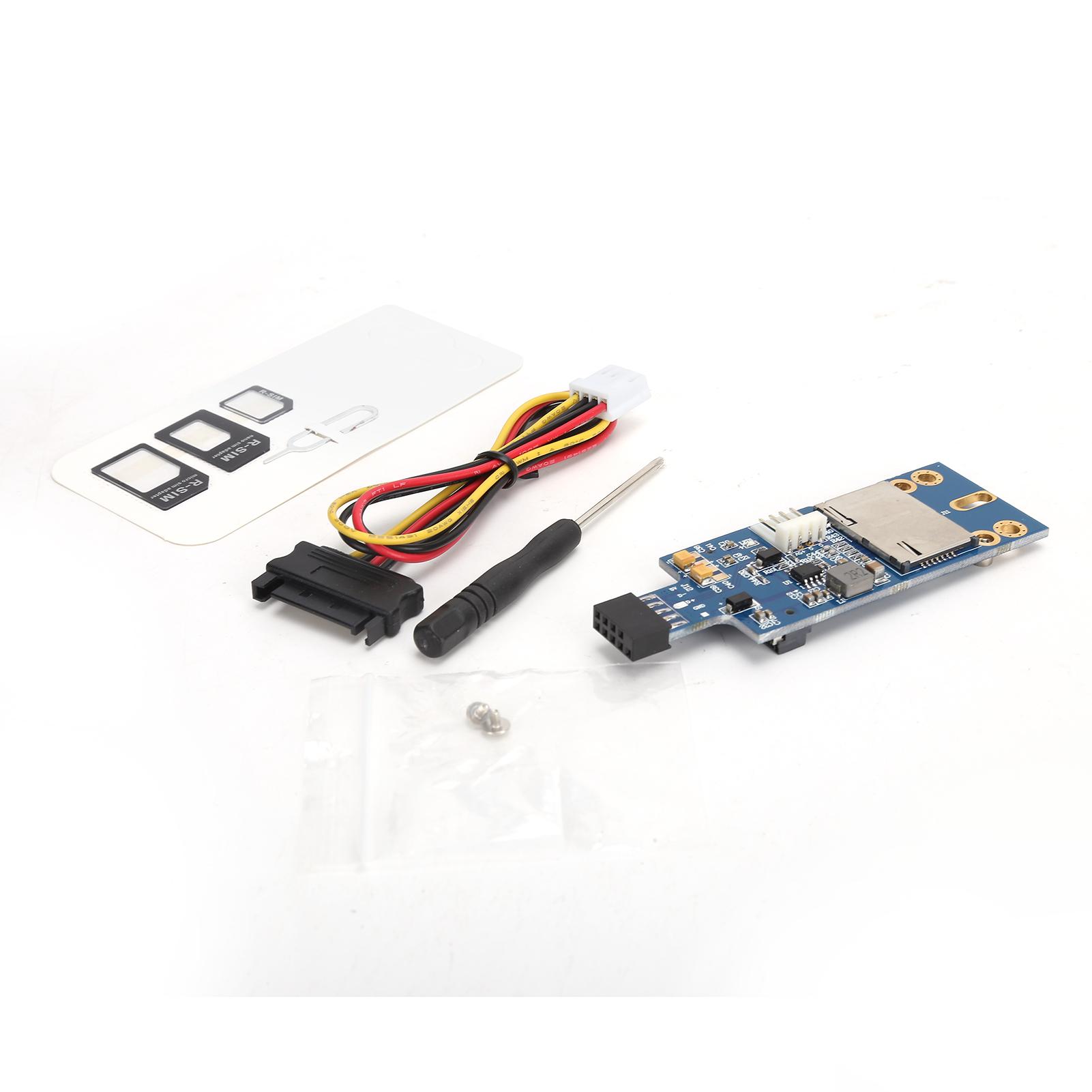 

PC Expansion Card PCIE to USB Vertical Installation with SIM Card Slot Computer Accessories