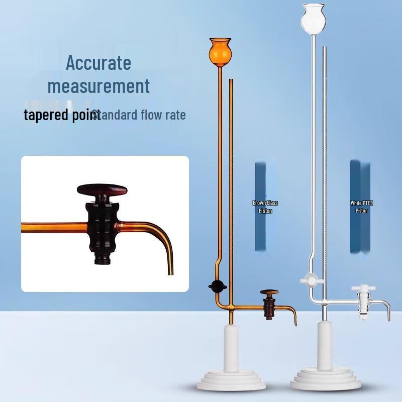 Clamp-Style Micro Burette with PTFE Stopcock