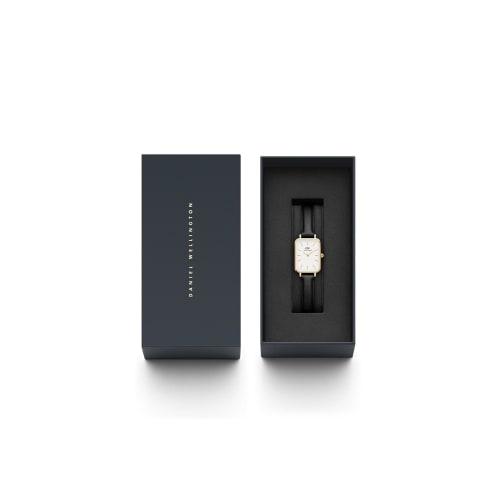 [Official Shop/2 Year Warranty/Regular Imported Product] Daniel Wellington DW Watch Ladies Quadro 2026mm Pressed Sheffield G White Clock Watch Square