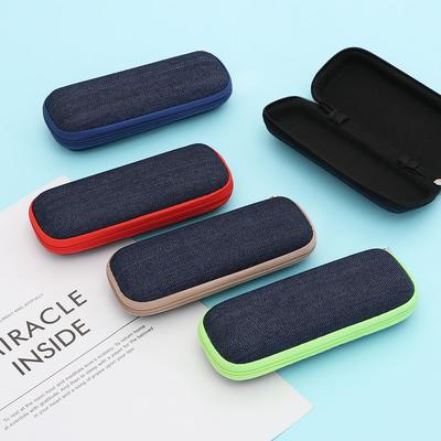 Denim Fabric Pouch Bag Portable Sunglasses Box Spectacle Case  Eyeglasses Case Eyewear Protector