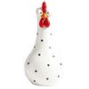 Weather Resistant Garden Art Resin Big Eyed Chicken Vase for Flowers, Cute Animal Planter, Small Flower Decorative Figurine Home Pot, Statue
