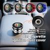 Alloy Car Cigarette Lighter Plug Cover Dustproof Button Cover For GT Stelvio F1 Brera Volante Tonale Gloria Disco RY7