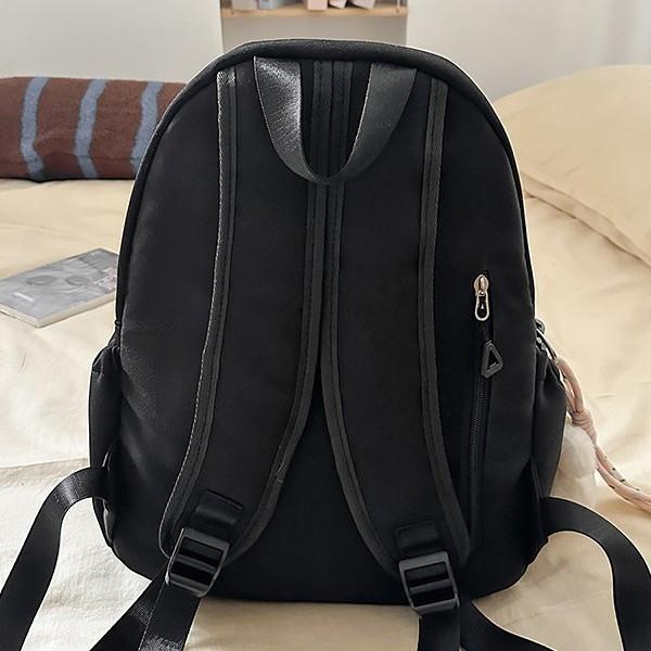 Schoolbag Japanese ins new high-value fresh and sweet contrasting color splicing cute shark bag women's casual and lightweight backpack