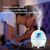 Space Capsule Humidifier, Seven-color Atmosphere Light Humidifier, Water Replenishment Instrument Mini Air Water Replenishment,