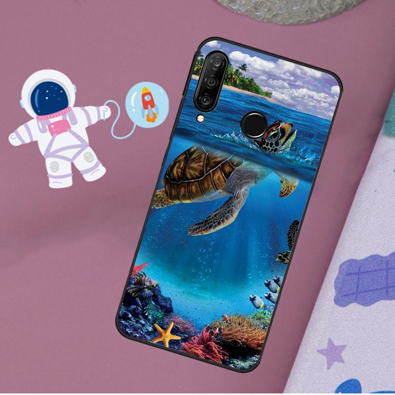 

Ocean Sea Turtle For Huawei Nova 11i 7i 8i 12i 12s Y73 Y70 Y90 Y60 Y72 Y61 Y91 9 10 SE P40 Lite P30 Pro Case Huawei Nova Y73