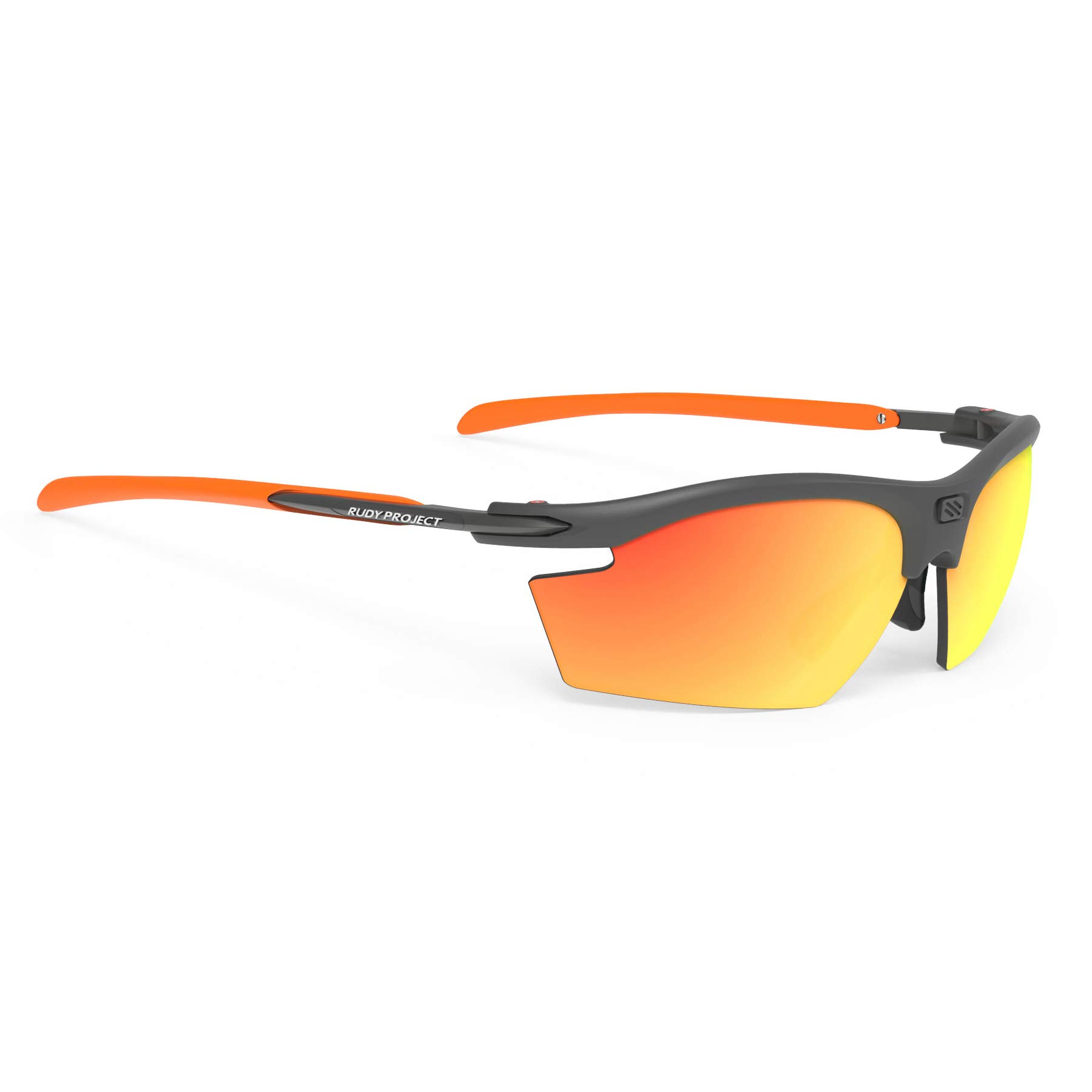 

RUDYPROJECT RYDON Sports Sunglasses in Graphite Multicolor Orange Frame with Orange Lenses Multi-Laser (SP534098-0000)