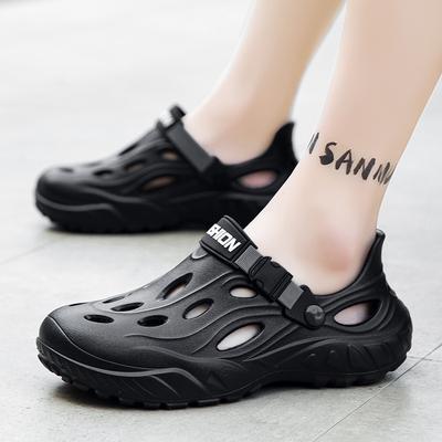 Stepping On Shit Hole Shoes Men'S Trendy Outer Wear Bag And Slippers Thick-Soled Non-Slip Outdoor Wear-Resistant Beach Sandals