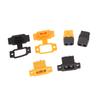 5Pcs Black Yellow Xt60Be-M Male Bullet Connector Wire Cable Plug Waterproof Cover For Rc Fpv Charger Battery Motor Esc