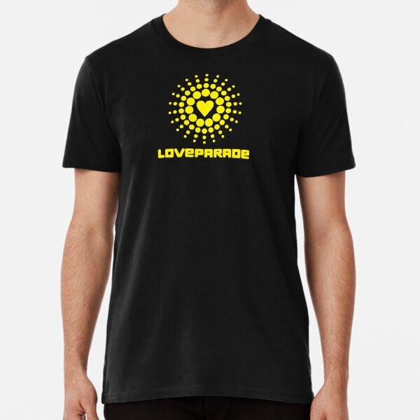 Yellow Loveparade logo S to 5XL Made in the AU/USA T-Shirt