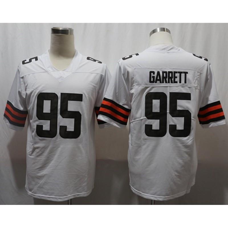 Mens American Football Jersey Brown Team Beckham Jr 13 Mayfield 6 Retro Style Fan Wear Rugby Sports
