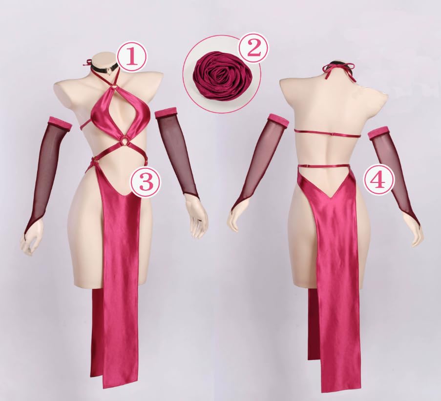 Pupubanbanya Fallen Girl Cosplay Costume (Lavender), Christmas, Halloween, Party, Sky Blue, Size M