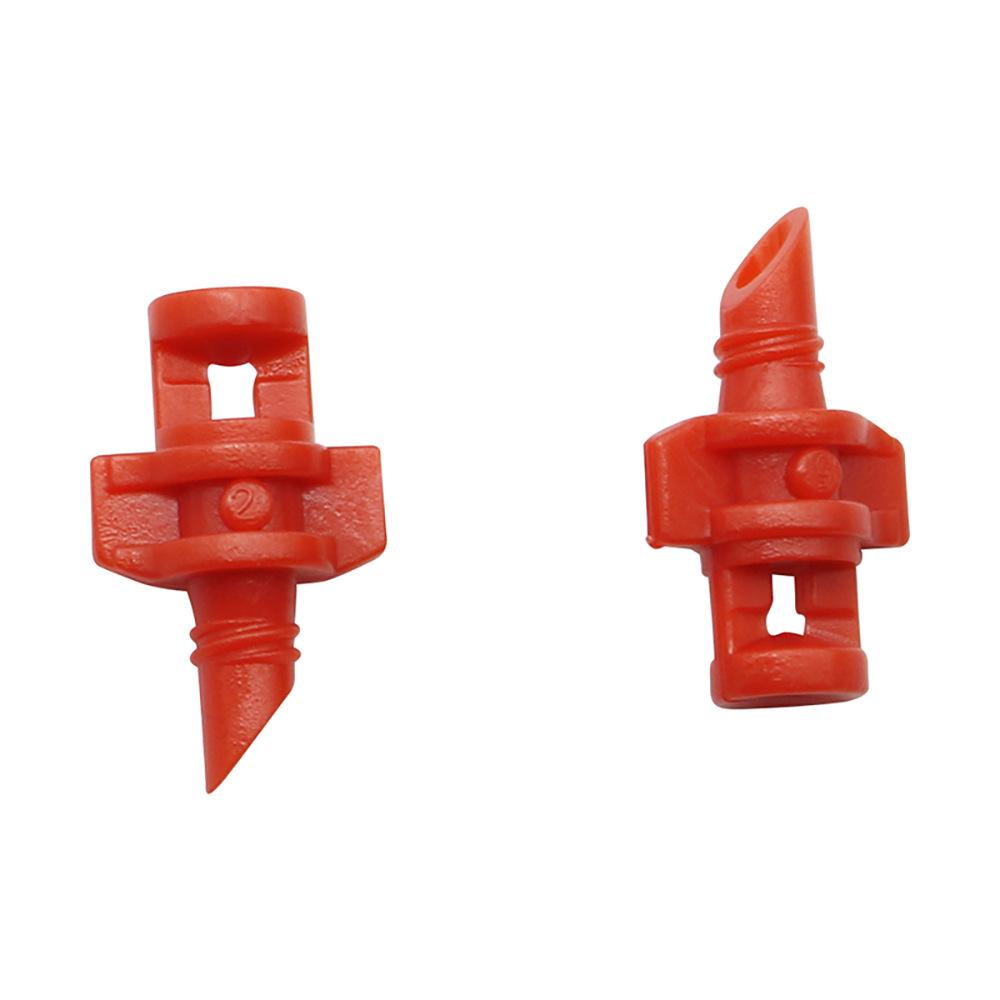 

25Pcs Garden Lawn Water Sprayer Nozzle Jet Mister Cloning Machine Hydroponic 90° 180° 360° Angle Sprinkler червоний
