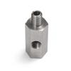 Fori laterali in acciaio inossidabile 1/8"NPT femmina a M12 M10 M14 1/8NPT 1/4NPT connettore sensore pressione olio linea di alimentazione adattatore a T