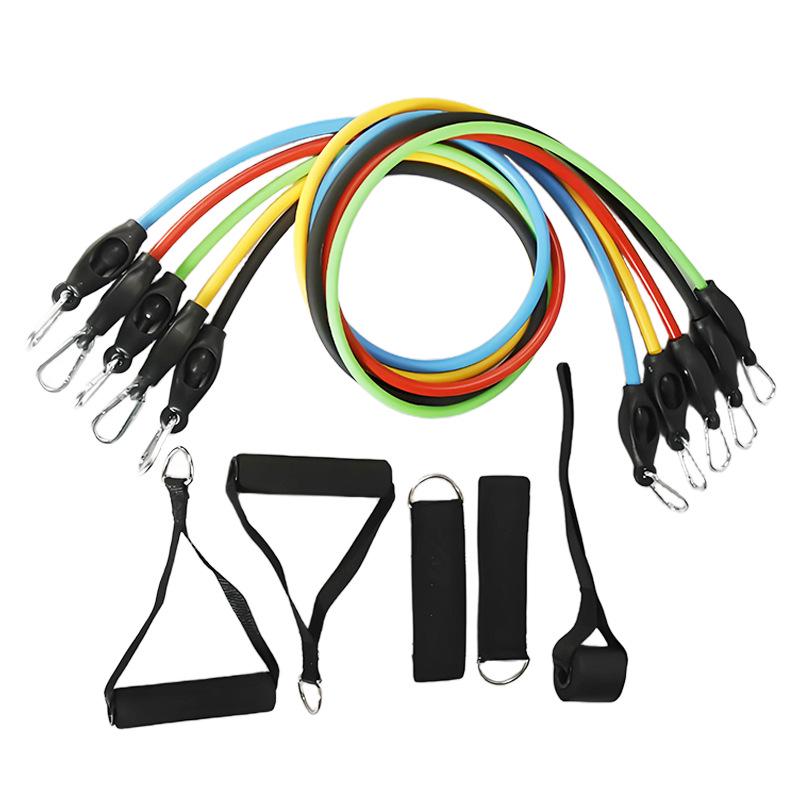 Multifunctional 11-Piece Resistance Band Fitness Set