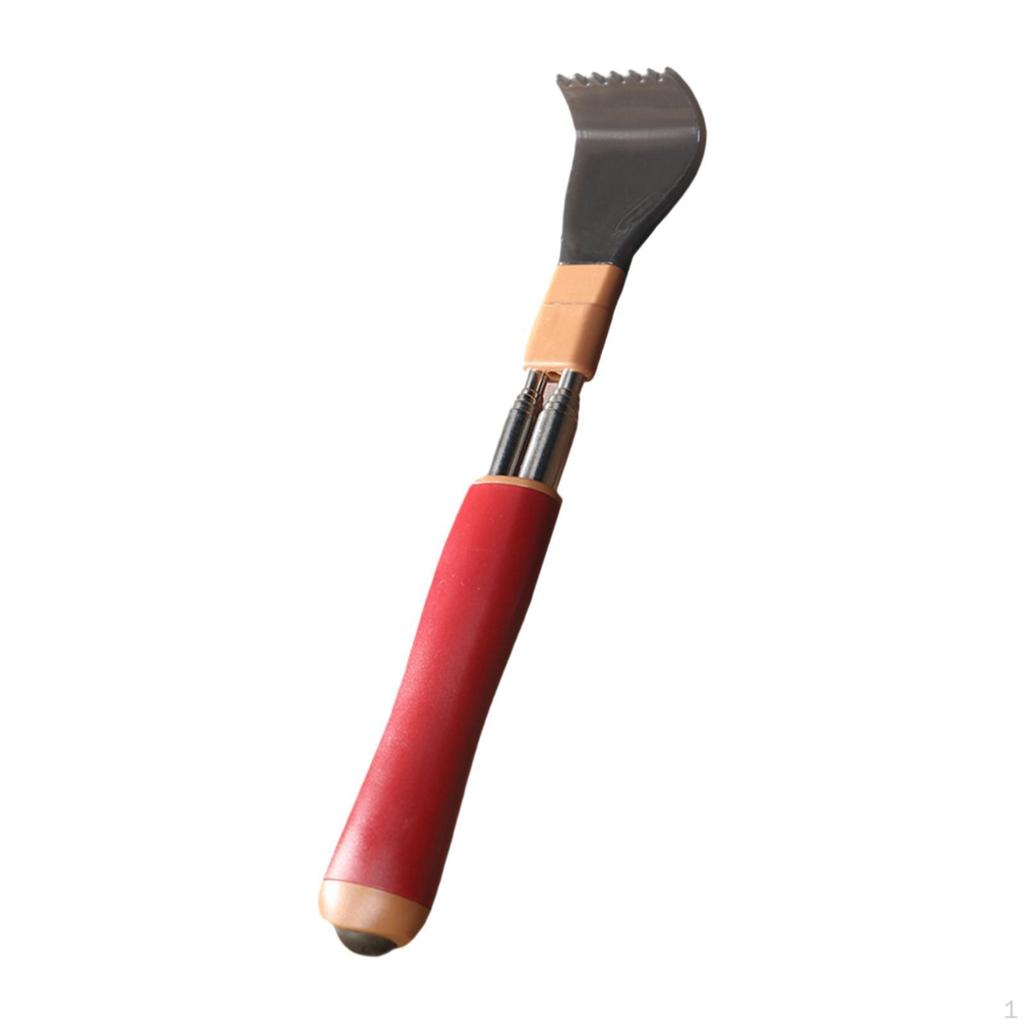 Rückenkratzer Massagegerät Edelstahl Ausziehbar für sanftes Kratzen