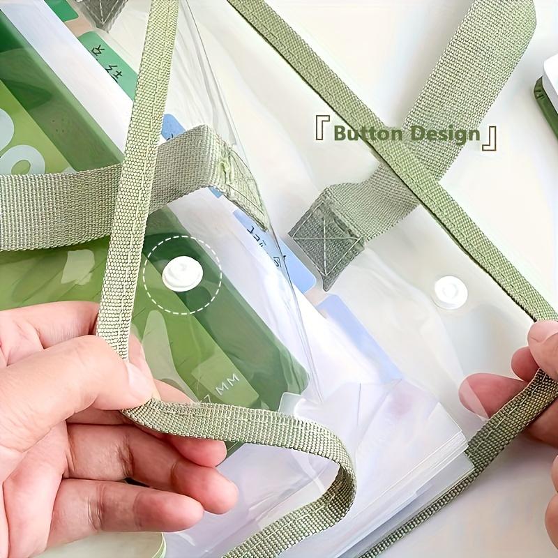 13 Pocket A4 File Manager - Waterproof Design,Durable PVC Plastic,Portable Handheld Storage,Suitable for Students and Office Use