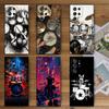 Drum Set Rock Music Soft Phone Case for Samsung Galaxy S26 S25 Edge S24 Ultra S23 Plus S22 S21 FE S20 Black Cover Back Shell