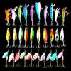 Zmart Lure Set of 30 (3g, 7g): Minnows, Poppers, Spinners, Spoons, Metal Lures - Mixed Style - Fishing Tackle - Hard Lures - Artificial Bait - Pesca