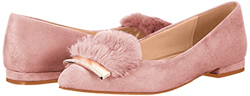 JILL STUART SHOE Women's Faux Fur Motif Cutter Pumps, Size 6435 PS, Size 23.0 Cm, E