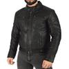 Noora Men's Lambskin Leather Jacket, Stylish Biker Black Leather Jacket for Men, Gift for Him