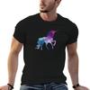 Fancy Galaxy Unicorn TShirt Casual Simple Design Short Sleeve Shirt