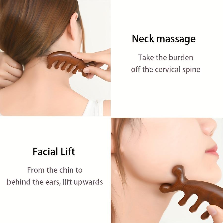 A Massage Comb, Small Dolphin Meridian Massage Comb, Head Massage Comb Gua Sha Comb Wide Tooth Comb Gentle Scalp Massager Relaxation Massage Tools